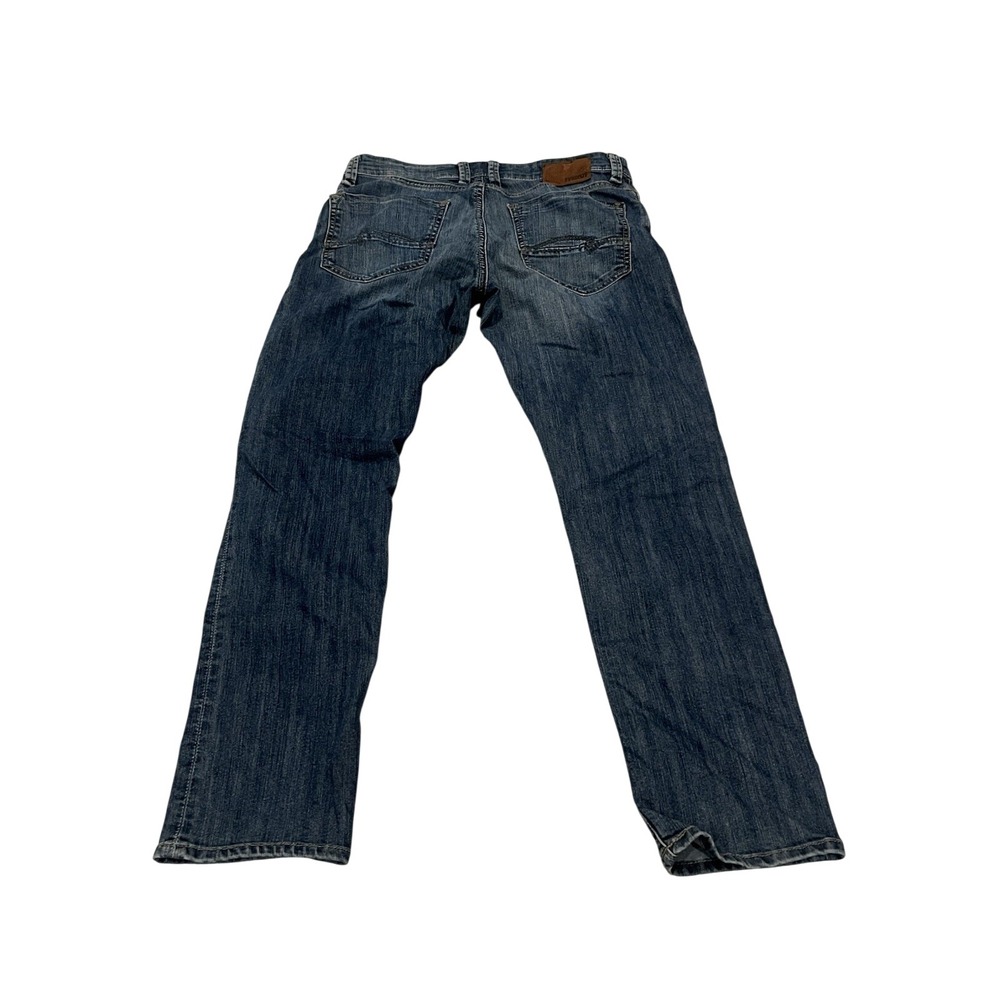 Men's Mavi Jake Reg-rise Slim Leg Denim Blue Cotton Jeans 32-30
